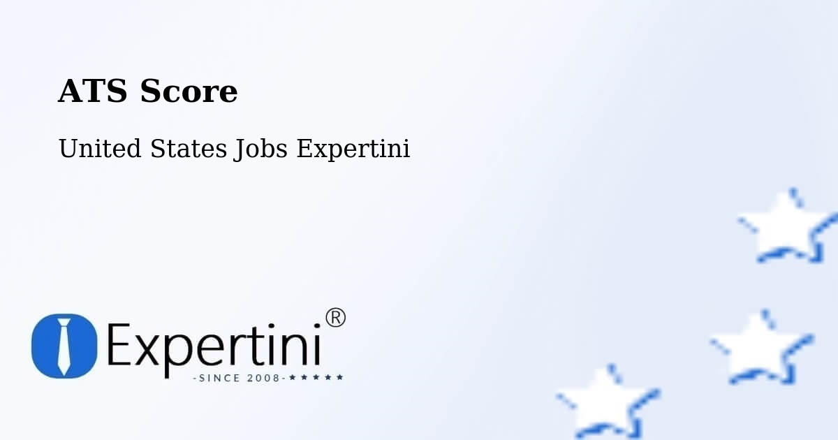 Resume ATS Score & Job Description Match Tool – Paxton - United States Jobs Expertini